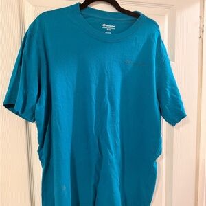 Champion Men's Teal Short Sleeve Tee